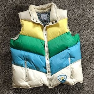 OLD NAVY SUPER CUTE XXL PUFFY MULTI COLOR VEST